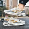 Ретро кроссовки с цветовой блокировкой 2024 весна новые удобные повседневные сетчатые туфли тренд корейская версия модные дышащие мужские туфли