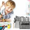 24pcs/set DIY Art Paint Brush Set Wooden Handle Oil Painting Brushes  Canvas Painting