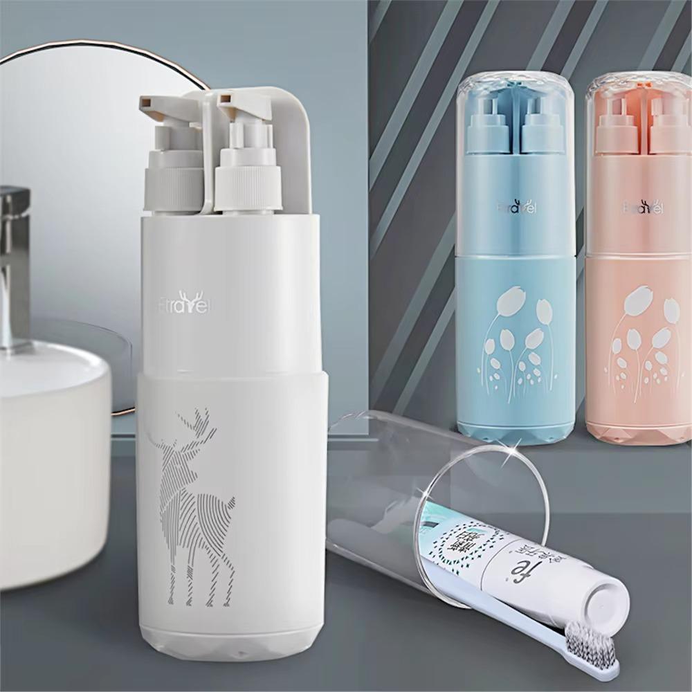 Portable Toothpaste Cup Plastic Travel Cup Creative Wash Set Camping