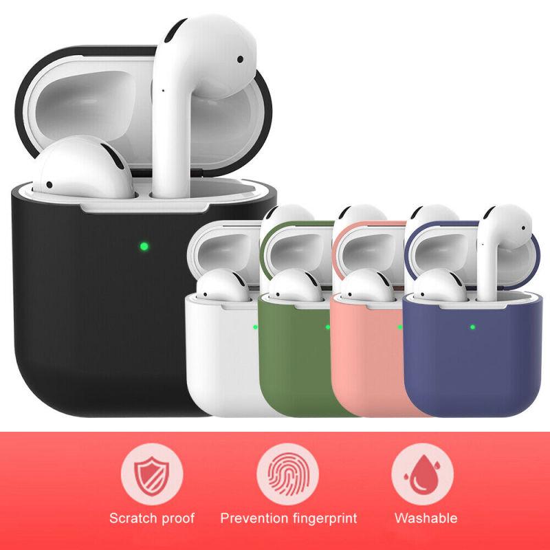 3 шт./комплект для беспроводного зарядного устройства Apple AirPods 2 защитный силиконовый чехол аксессуары