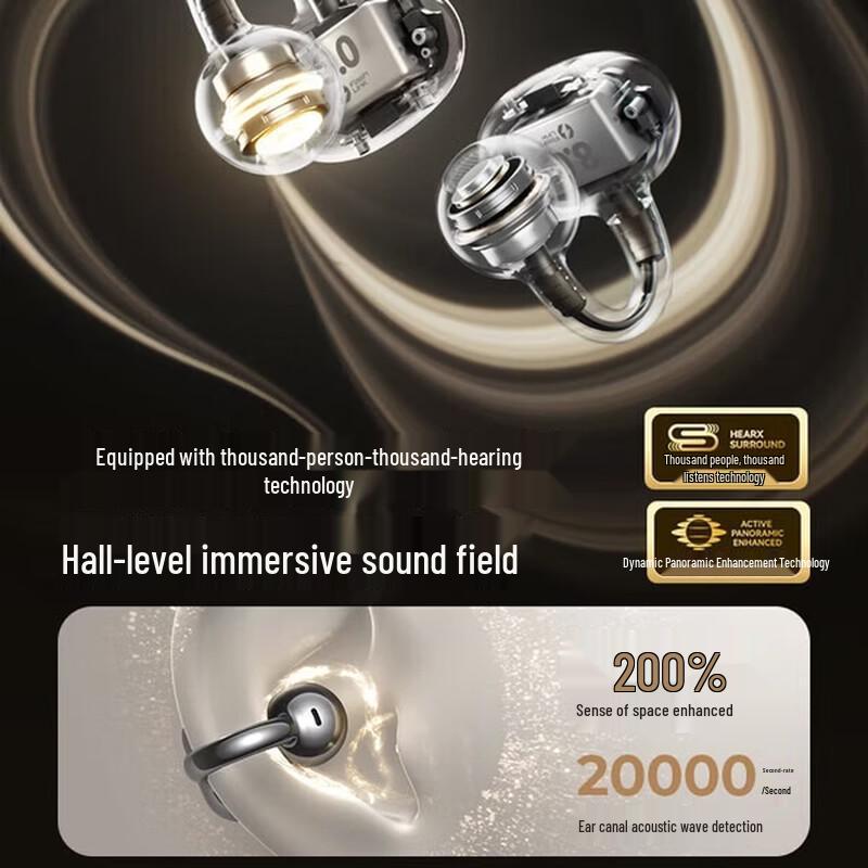 SANAG S8S AI Wireless Ear-Clip Sport Headset