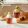 100ml Glass Seasoning Bottle Press-and-Control Cruet Container Oil Soy Sauce Vinegar Dispenser Kitchen Tool