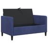 Storage Sofa in Police Blue 122 x 78 x 87 cm Polyester
