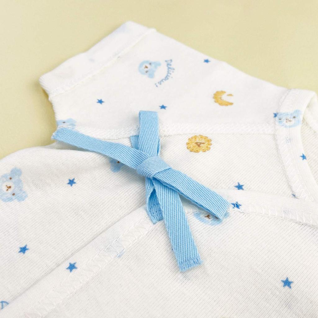 Короткие майки Baby Castle для маловесных детей, набор Cookie Sax, сделано в Японии, для младенцев, 2, 45см, медведь, с рисунком, 100% хлопок,