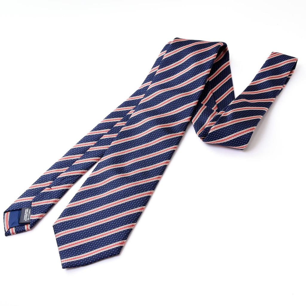 Галстук бренда MICHIKO LONDON, сделано в Японии, итальянская ткань, шелковый жаккард, плетение, полоса, горошек, деловой, стандартный размер [MICHIKO LONDON] (ВМС США)