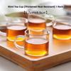 Чайное устройство Thiened Glass Встроенный фильтр для чая Цельный чайный капельник Лунный зуб Фильтр Чайная чашка Чайник
