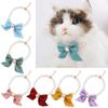 Adjustable Puppy Accessories Pet Products Bow Dog Bell Cat Jewelry Pet Pearl Collar Pearl Necklace