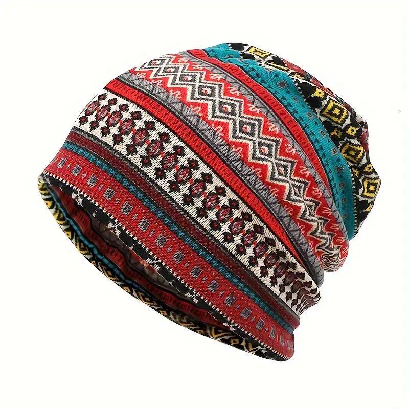 Winter Fleece-Lined Windproof Beanie: Multifunctional Cashmere Slouchy Hat for Outdoor Sports & Cycling