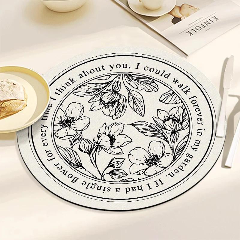 Подставка для обеденного стола Подставка под стакан Коврики для стола Декор для журнального столика Посуда Изоляционные прокладки Кухонный декор Аксессуары