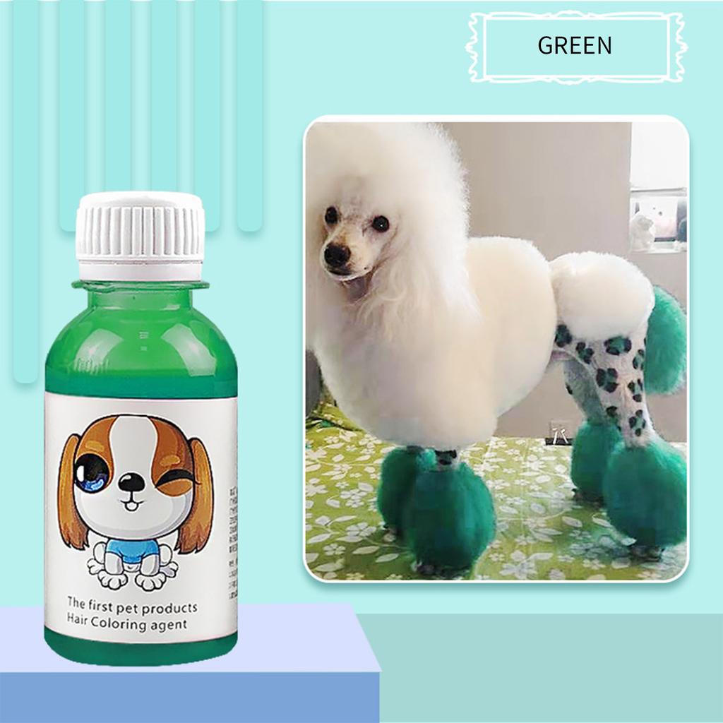 Шампунь для нанесения цвета для собак, полуперманентный шампунь для окраски собачьей шерсти, безопасный шампунь, не шампунь
