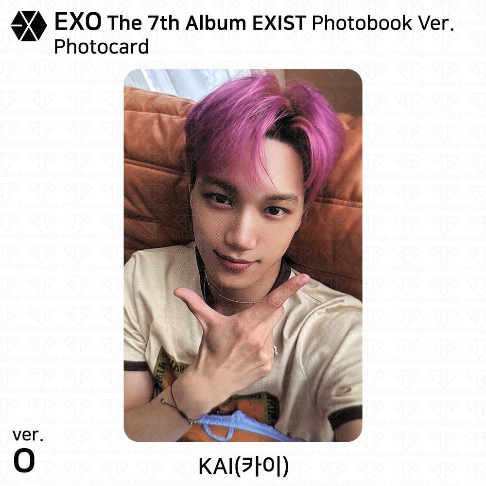 EXO 7-й альбом EXIST Photobook Ver Официальная закладка для фотокарточек Кай Бэкхён