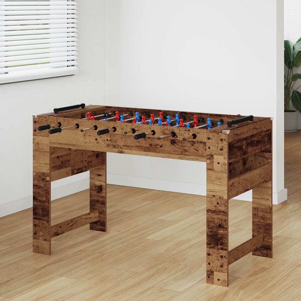 Retro Style Table Football Table 125 x 60.5 x 80 cm Engineered Wood