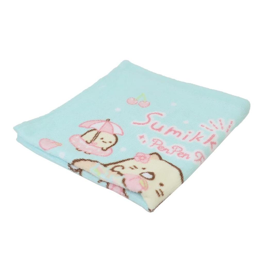 Полотенце для мытья фруктов Sumikkogurashi Пингвин, Печатный рисунок на ворсовой ткани