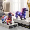 Европейские таксы украшения painted dog ornaments вход в дом гостиная декорации для винного шкафа офисный стол смоляные поделки