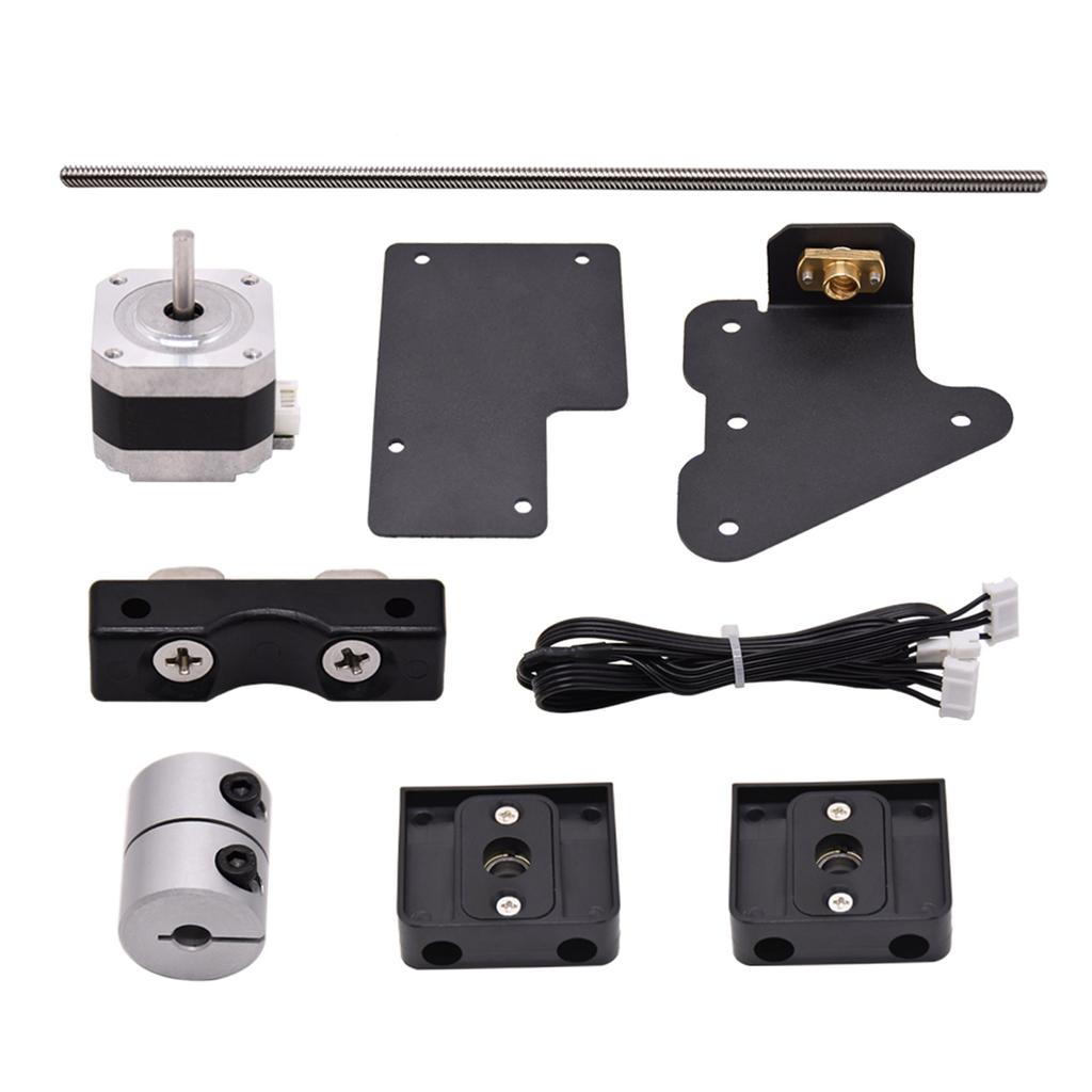 For Ender-3 Dual Z-axis Upgrade Kit with 365mm Lead Screw and 34mm Stepper Motor Z-Tension Slider Screws Set