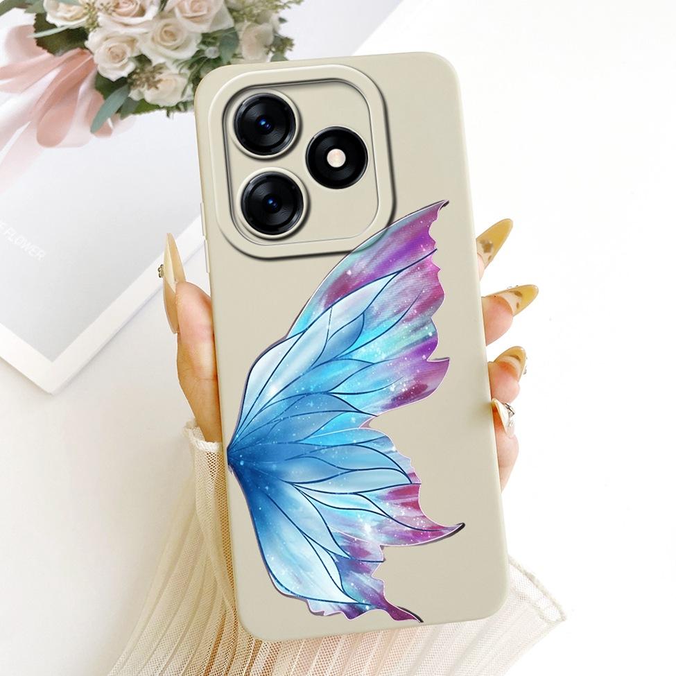 Чехол для Realme C51 RMX3830 Чехол для Realme C53 RMX3760 Крышка Силиконовый Роскошный Модный Мультяшный Забавный 2D Расписной