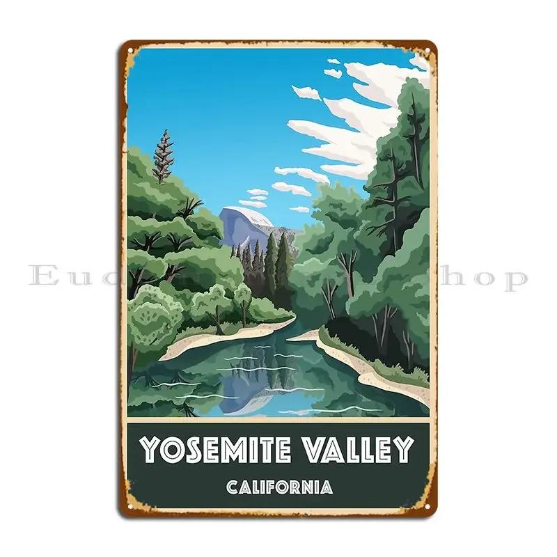 Yosemite Retro Poster Metal Sign Custom Wall Cave Garage Plaques Cinema Rusty Tin Sign Poster