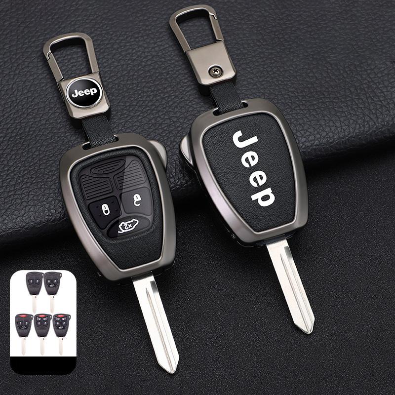 Car Remote Key Case Cover Shell For Jeep Wrangler Compass Patriot Liberty Chrysler 300 PT Dodge JCUV Caliber Nitro Accessories AMN1
