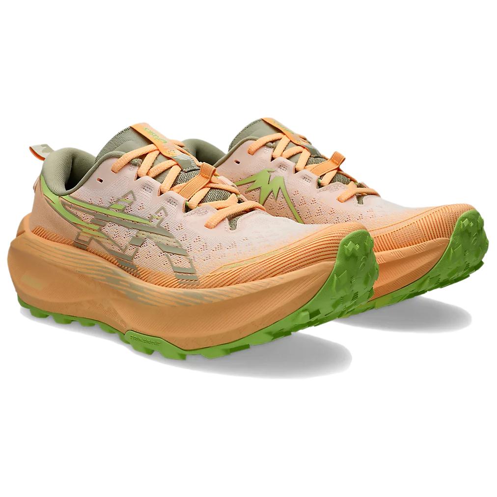 Asics TRABUCO Max 4 Износостойкие кроссовки для трейлраннинга с низким верхом Мужские оранжевые кроссовки 1011B976-101