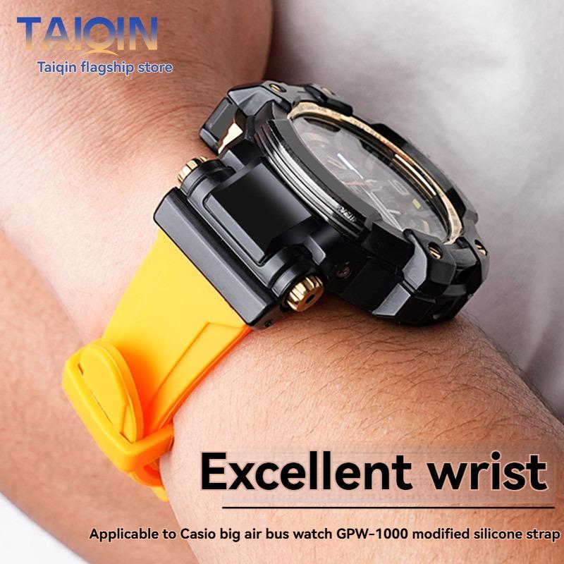 Силиконовый ремешок для часов GPW-1000 Для G-SHOCK Casio 5410 GPW-1000-1A GPW-1000KH Модифицированный ремешок Водонепроницаемый мужской браслет наручный