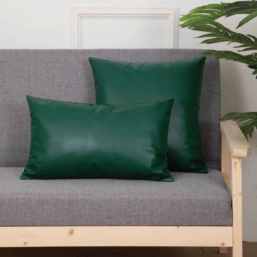 30x50cm Pillow Case PU Leather Pillow Shell Home Decor Throw Pillows Cover Hotel
