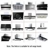Universal Oilproof Range Hood Filter Screen with High-Temperature Resistant Sticker for Kitchen Stove