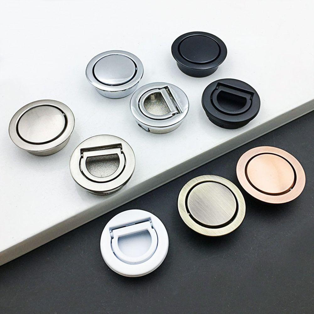 Flip Hidden Door Handles Stainless Steel Cabinet Handle Pull Modern Drawer Pulls Tatami