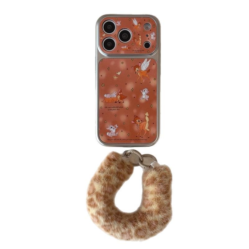 Apple 17 Pro Max Window 14 Stars Deer Rabbit iPhone 15/16 Pro Case with Lanyard