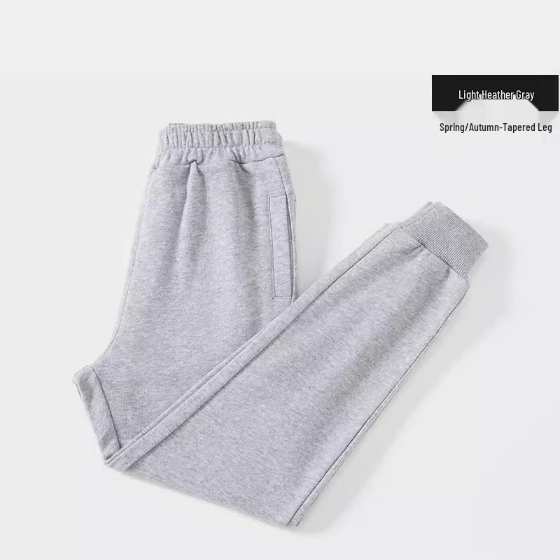 Хлопковые спортивные штаны для мальчиков на весну и осень - Повседневные длинные брюки для детей, в стиле школьной формы.