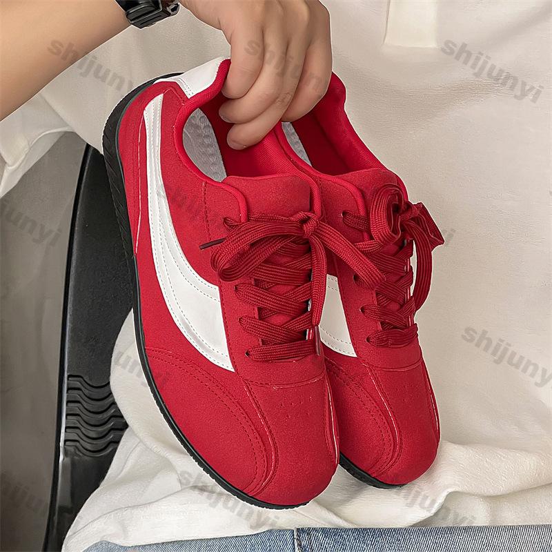 Модная мужская обувь с низким подъемом Весна Осень Сетчатая Дышащая Уличная Нескользящая Обувь Легкие Удобные Модные Шнуровка Повседневная Обувь