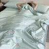 Одеяло Washed Ice Blanket Four- Воздухопроницаемый Чехол Машинная стирка Tencel Шелк Двуспальное одеяло Комплект из трех предметов Лето