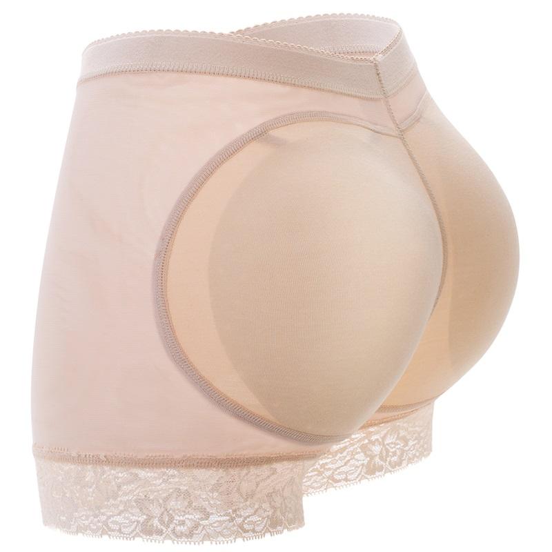 Женщины Body Shaper Ass Мягкие трусики для поднятия ягодиц Трусики для подъема бедер с подкладкой для задницы Нижнее белье Усилитель ягодиц Боксерские трусы Bum Push Up Boyshort
