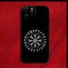 V-Викинг V-Вегвизир Навигационный Компас Чехол для Телефона Для iPhone 16,15,14,13,12,11,Pro,XS,Max,XR,Plus,E,SE4,Mini Черный Чехол