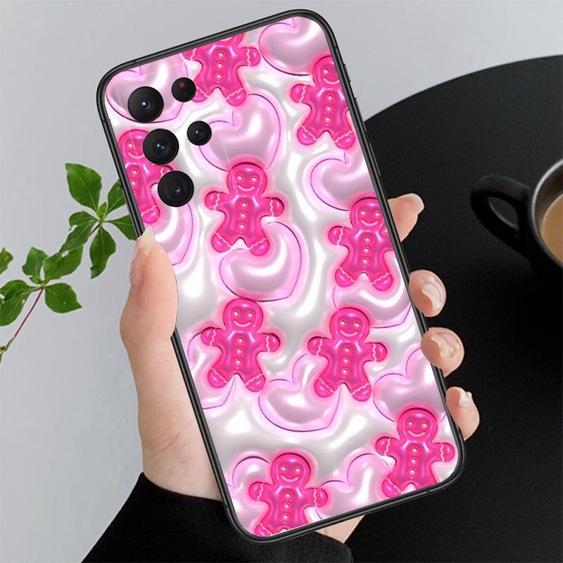 Рождественский мультяшный чехол для телефона Samsung A55 A16 A56 A36 A35 A15 A53 A54 A33 A34 A25 A05S A52 A52S A14 A24 A26 A71