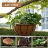 Outdoor 100% Natural Coco Basket Replacement Liner For Planters Coconut Liners Hanging Basket Liner