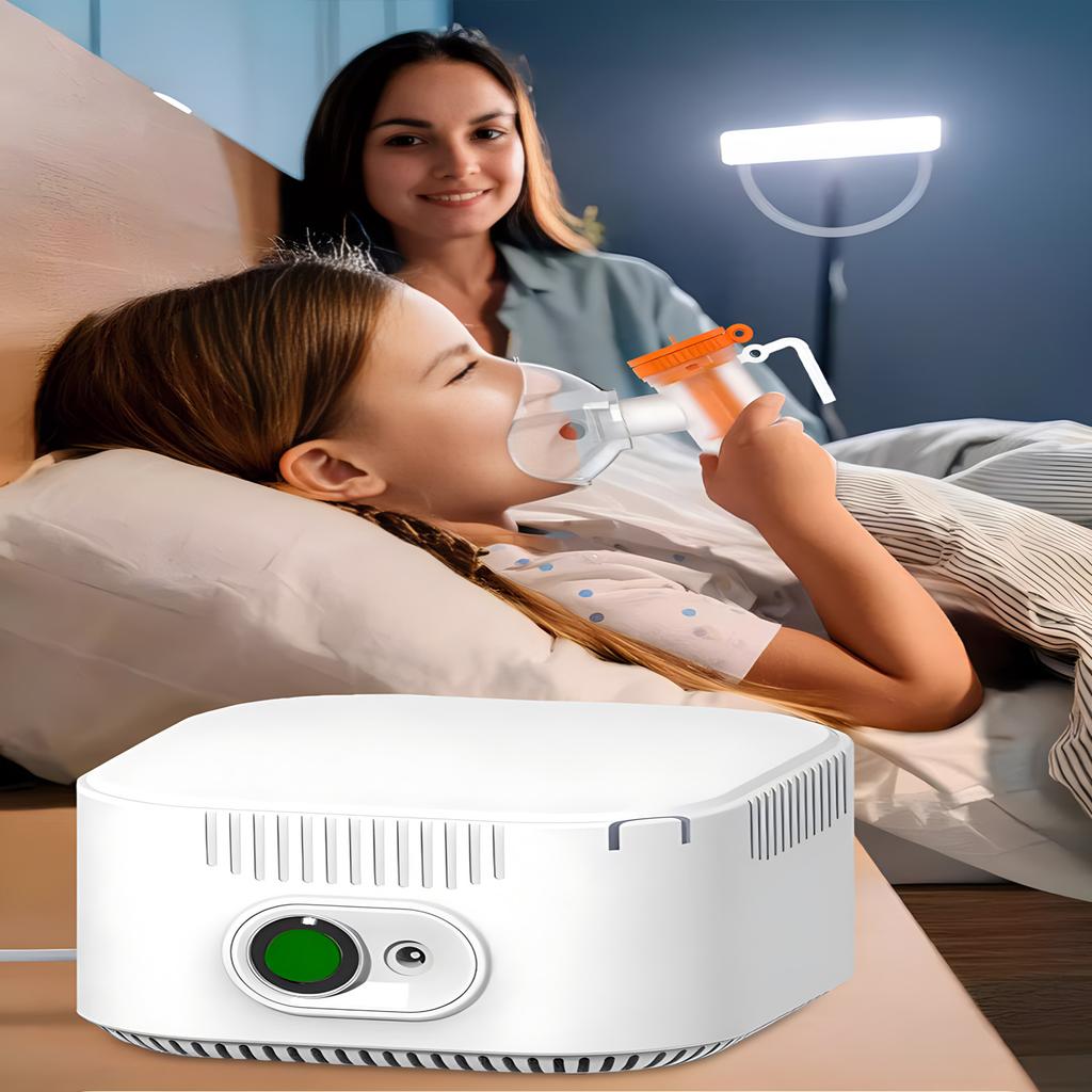 Portable Medical Air Compressor for Kids Adults Cough Atomizer Nebulizer Inhaler Determine Airway Inhale Humidifier Health Care