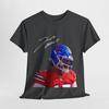 Джош Аллен Buffalo Bills QB NFL Фан Дизайн спереди/сзади Унисекс Хлопковая футболка Унисекс футболка