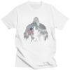 Custom Funny Bigfoot American Flag Tshirts for Unisex Short Sleeve T Shirt Cool T-shirt Pure Cotton Tee Gift Idea