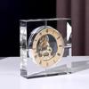 Скандинавские хрустальные бесшумные настольные часы Эстетичные настольные часы Роскошные аксессуары для мебельных изделий в игровой комнате Продукты 2024