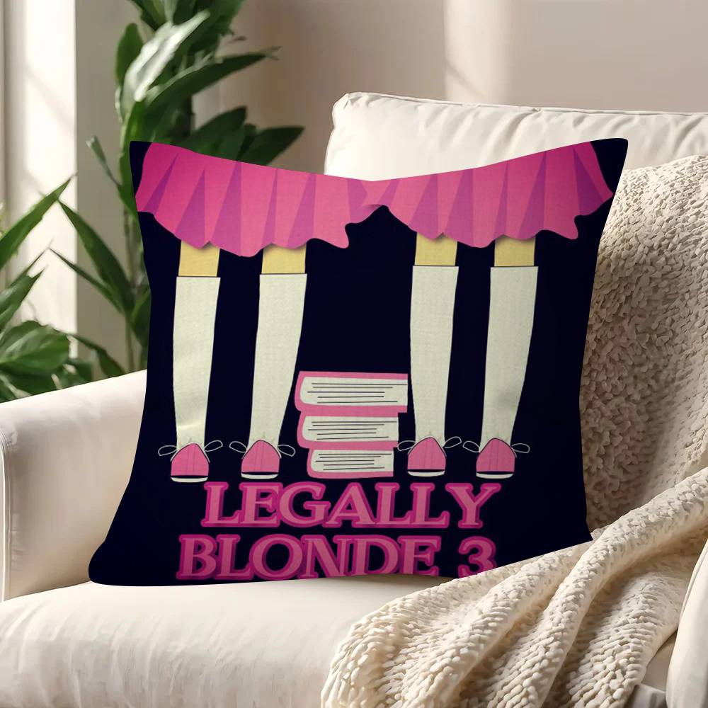 Подушка для дивана L-Legally Логотип B-Blonde 45*45см Наволочка Чехол для подушки Декор Наволочка для дома Наволочка для подушки дивана