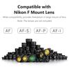 Адаптер для крепления объектива с автофокусом Viltrox NF-M1, поддержка передачи VR EXIF, совместимый с Nikon F