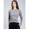 Base Shirt Women's Autumn Clothing Fashionable New Fashion 2025 Long Sleeves Base Shirt Pure Cotton Slim Looking T-shirt Round Neck Tops Tide