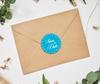 Darling Souvenir DIY Round 45 шт. Черный горошек Save The Date Wedding Stickers-1.6