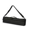 Thickened Soft Cloth Cashmere Lined Flute Carrying Bag for 16 Holes Flutes with Adjustable Shoulder Strap, Exterior Pocket
