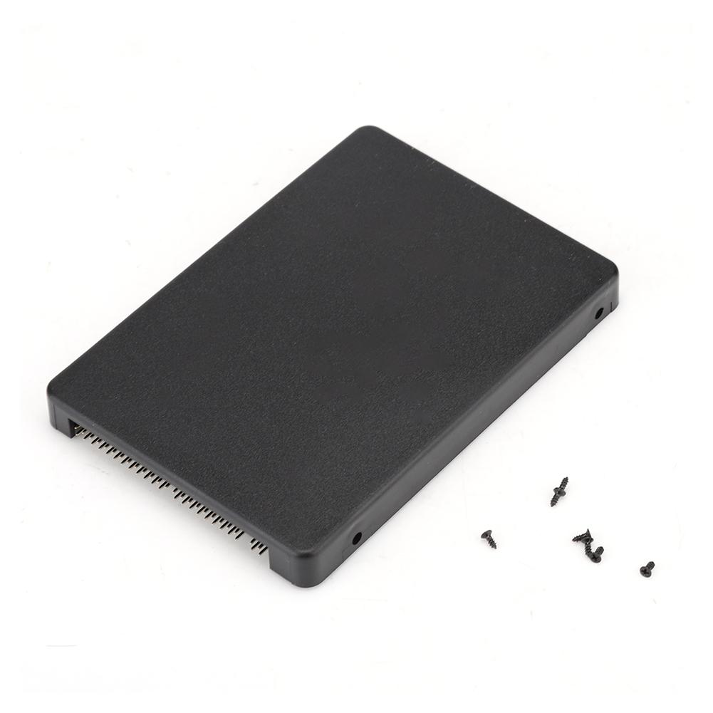 Бокс для жесткого диска mSATA SSD к IDE 2,5 дюйма PATA IDE Параллельный порт Бокс для жесткого диска (черный) (Нет