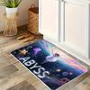 1PC Melodic Heartbeat Music Kitchen Rug Non-Slip Door Mat Pop design Bathroom Rug Bath Mat Carpet for Home Sink Laundry Decor