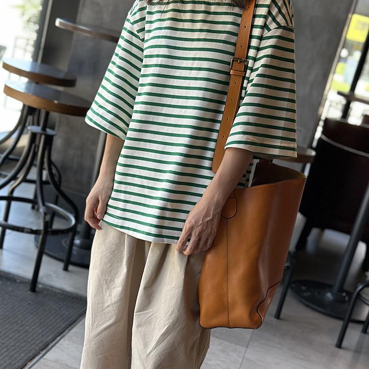 Johnature Простые сумки-ведра на ремне из натуральной кожи, винтажная женская сумка-тоут, большая вместительная сумка для покупок из коровьей кожи