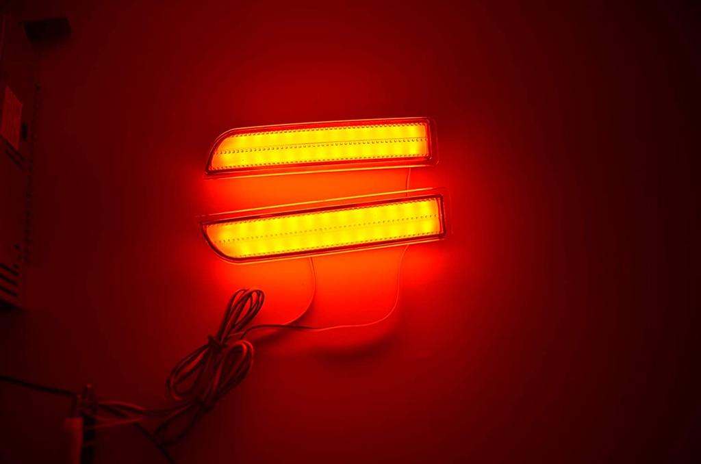 Estima 50 Series LED Reflector Small Brake Movement Left and Right Set Rear Fiber Toyota Custom Parts (Clear)