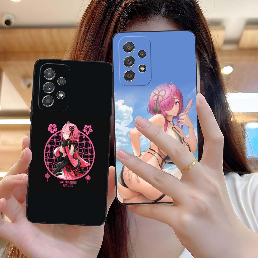 Чехол для мобильного телефона Wuthering Waves Taoqi для Samsung Galaxy M55 54 42 35 34 33 32 23 22 15 14 13 12 F55 5G Цветной чехол Красивый
