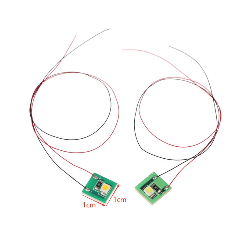 3528 LED Headlight 12-18V DC AC Warm White Ideal for Model Train Locomotive Lighting